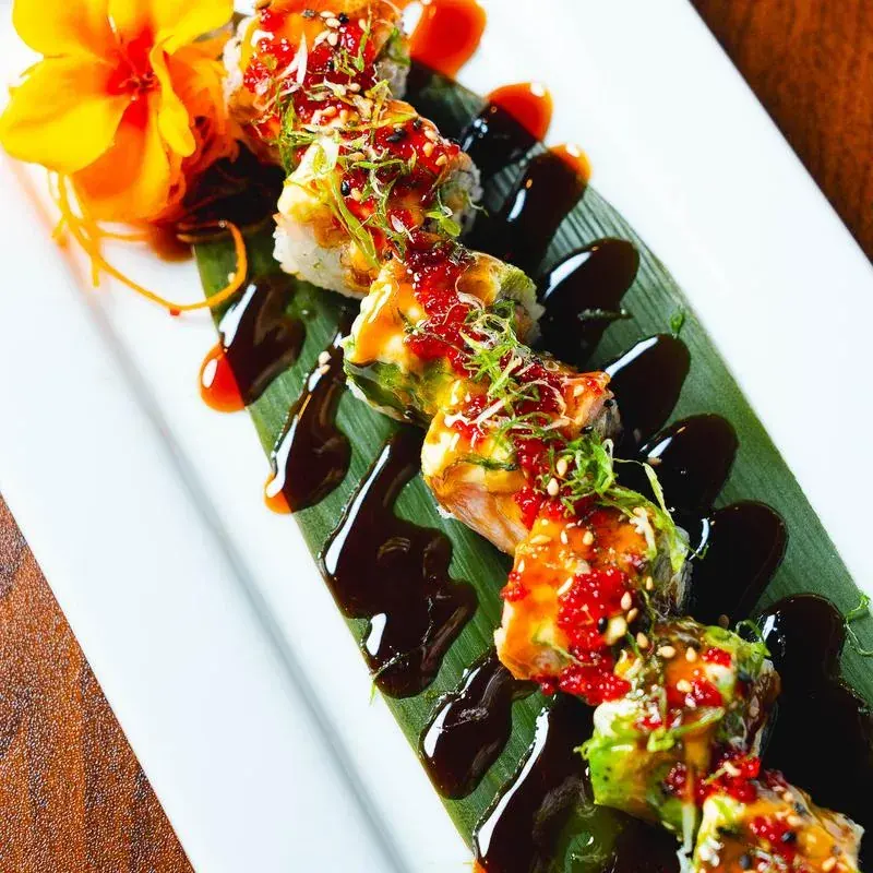 A chef's special sushi dish