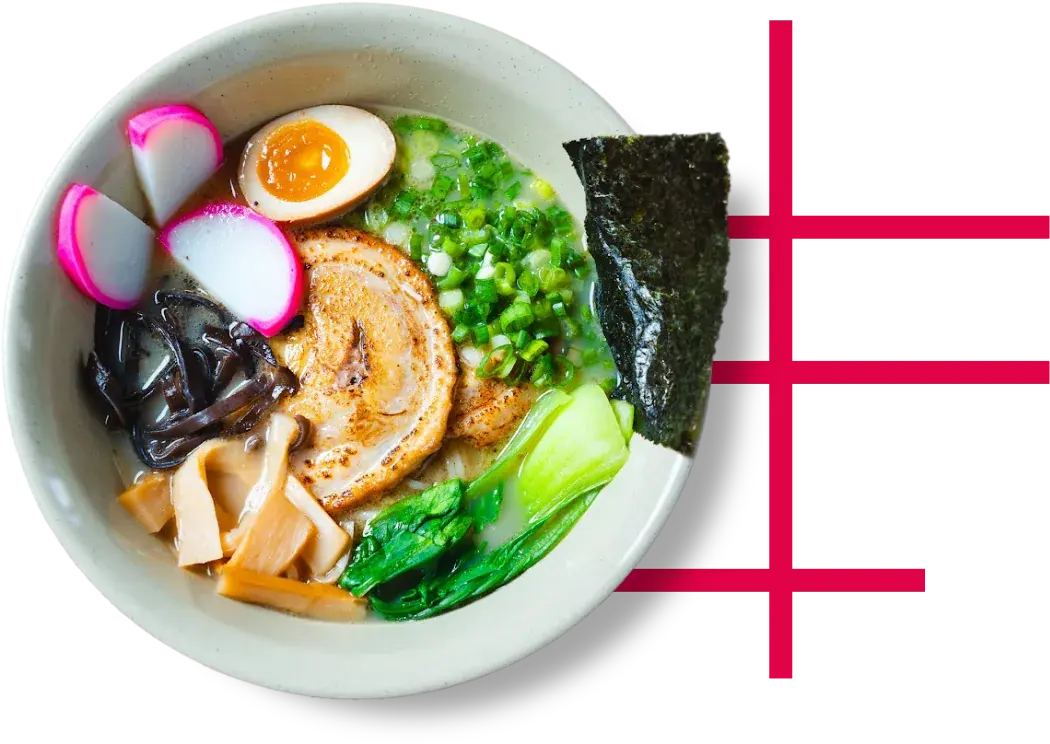 A bowl of ramen at Hikari Sushi and Ramen